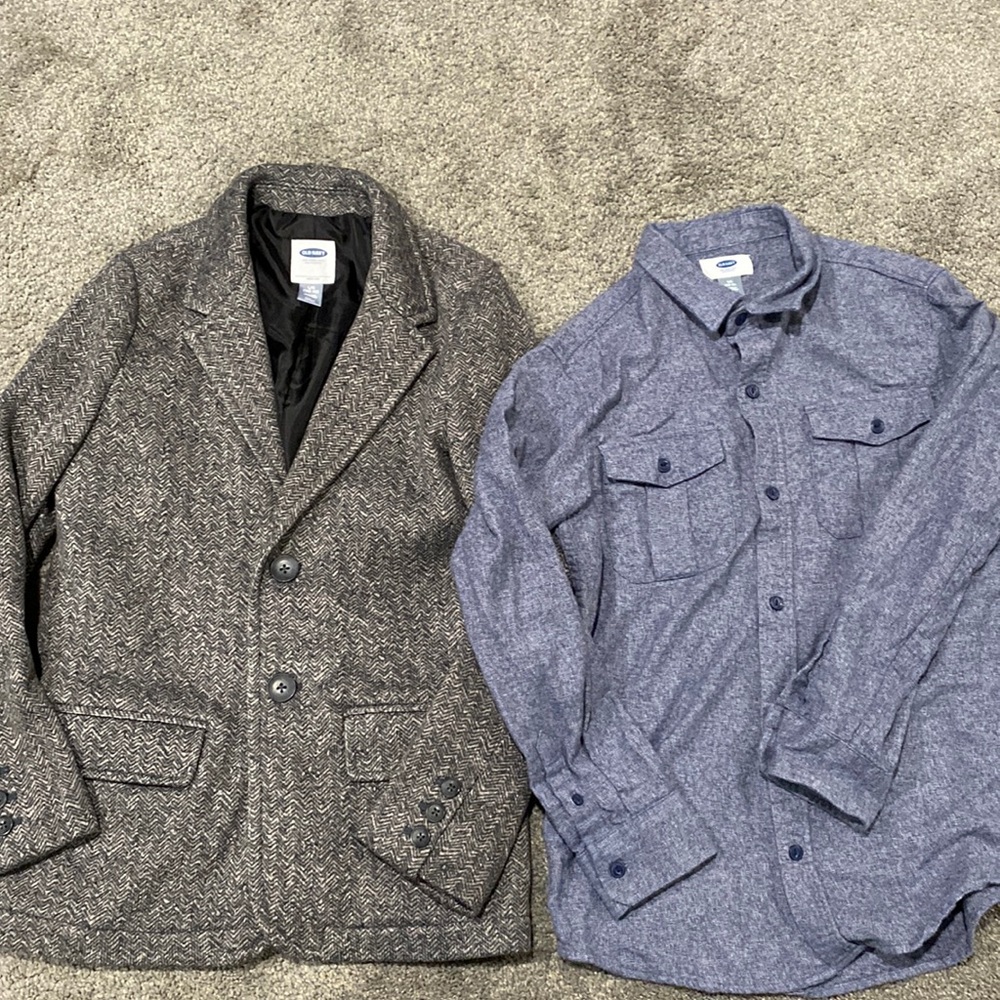 6 Piece Set Boys Old Navy Shirts and Blazer Size 10 / 12